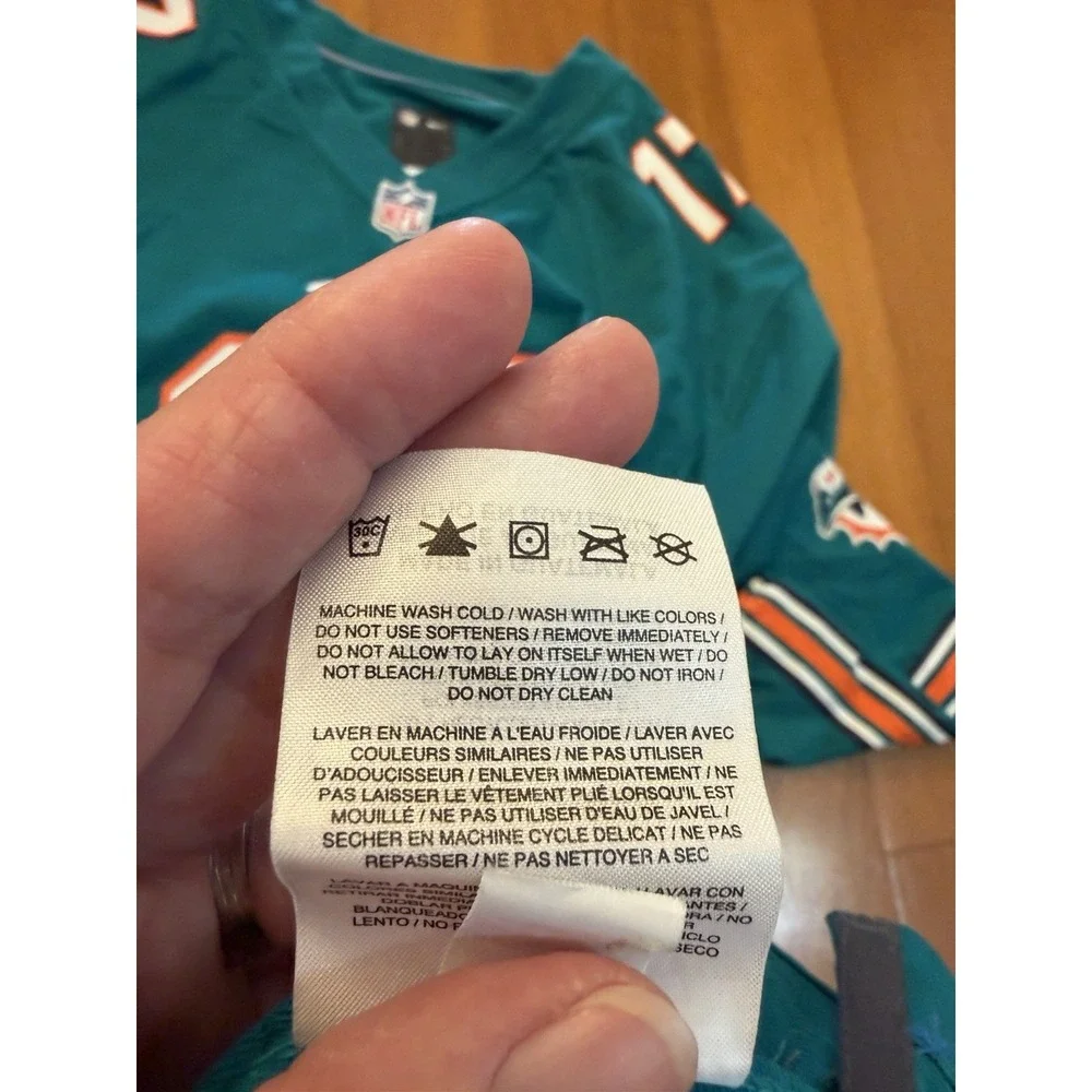 Nike Miami Dolphins Ryan Tannehill #17 NFL On Field Jersey Men XXL Aqua